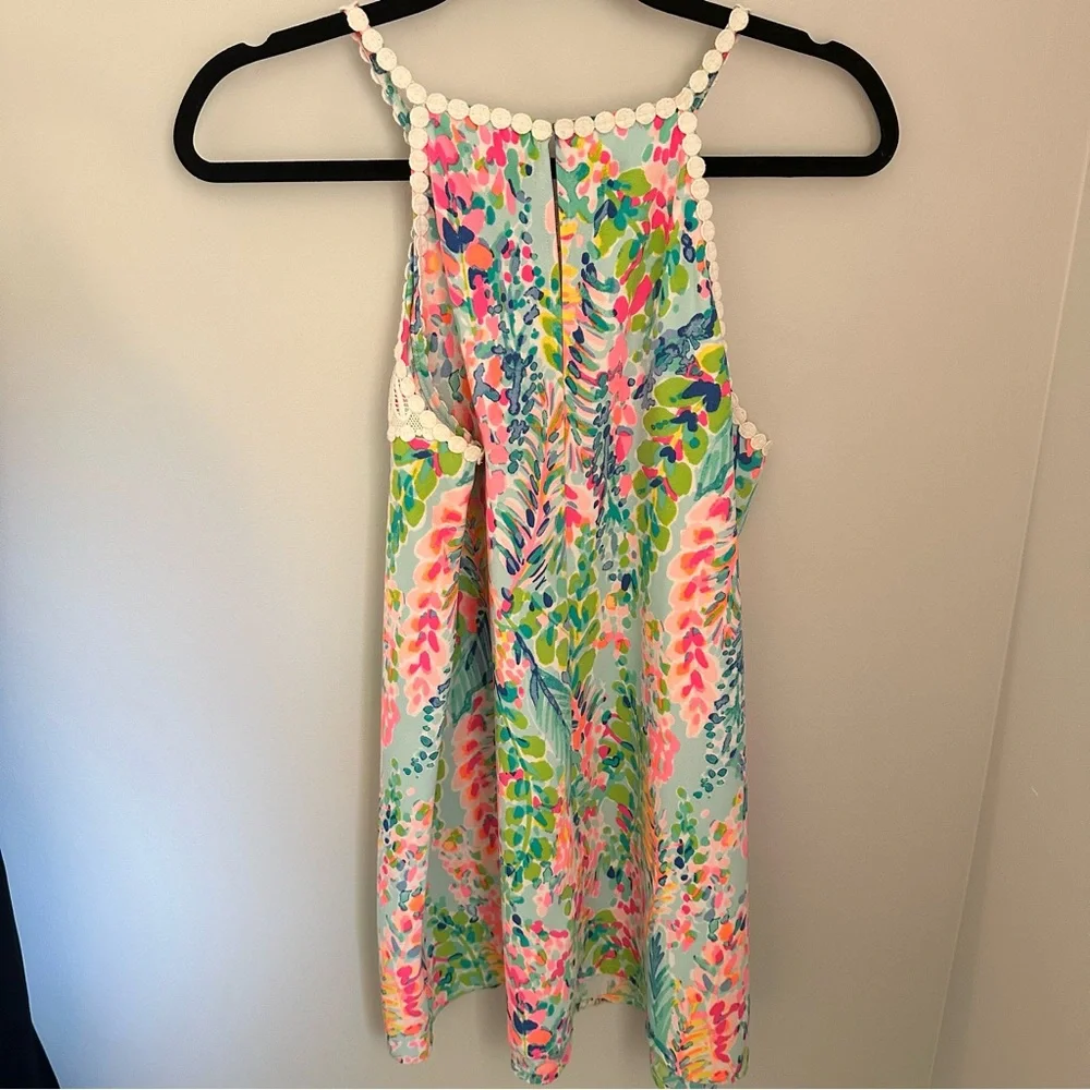 Lilly Pulitzer Catch The Wave Pearl Soft Shift Dress - Size 6 - Picture 7 of 7